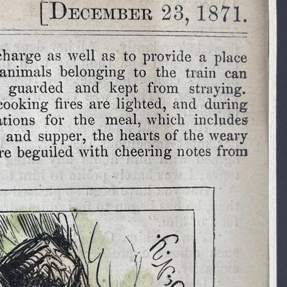 Antique Framed Art | Original Harper’s Weekly Illustrations | High Quality Glass - Picture 5 of 10